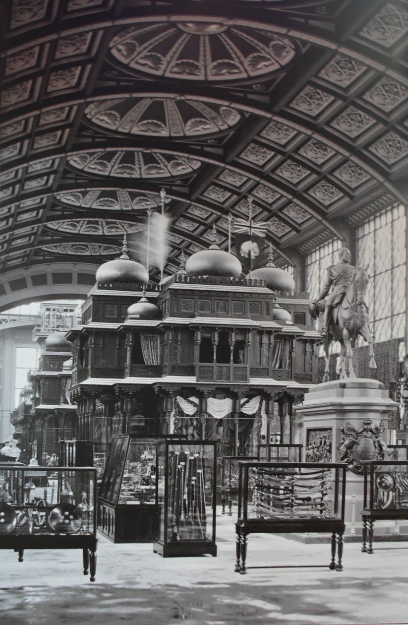 Het Paviljoen van Indië tijdens de Wereldtentoonstelling van 1878 door Unknown