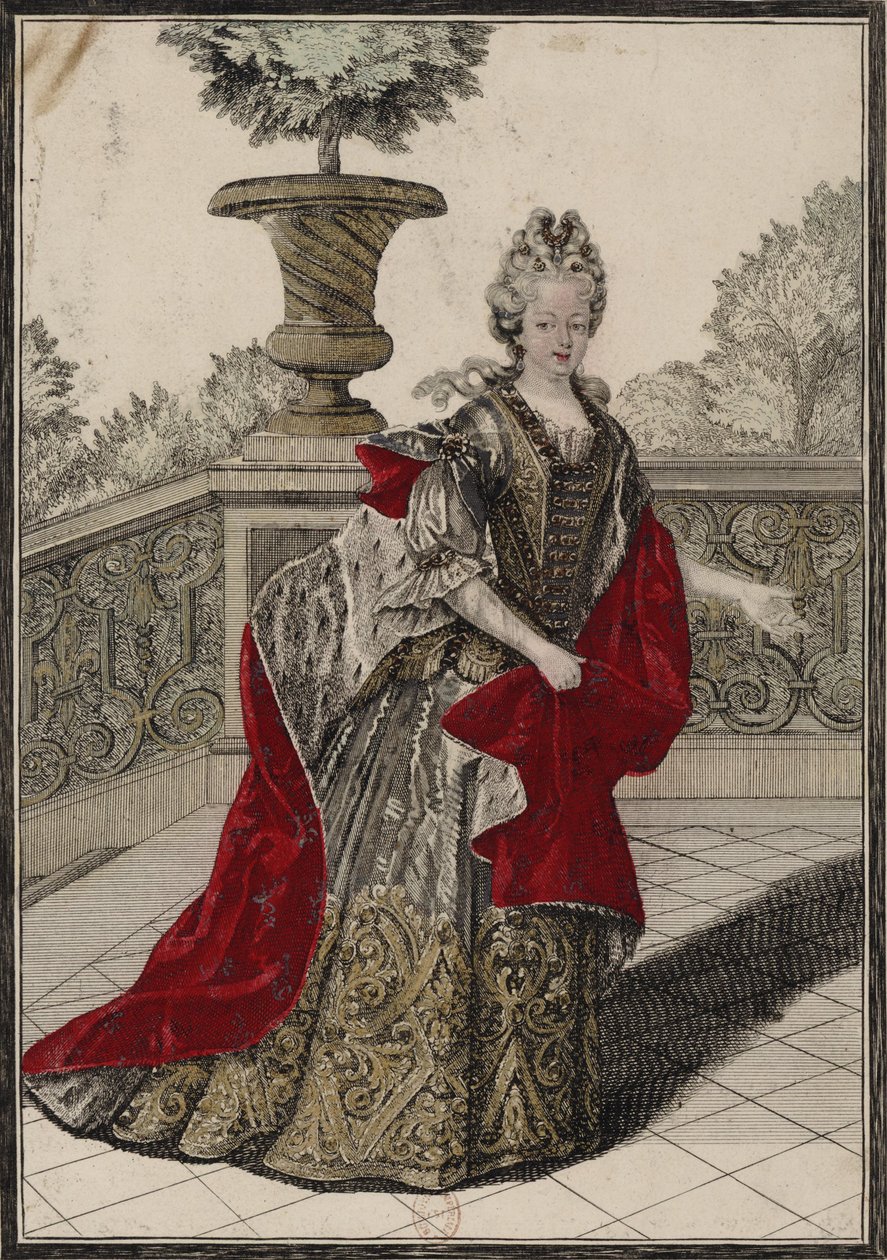 Marie Adélaïde van Savoye als Hertogin van Bourgondië door Unknown