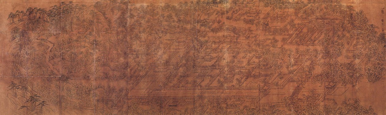 Schilderij van het Westpaleis door Unknown