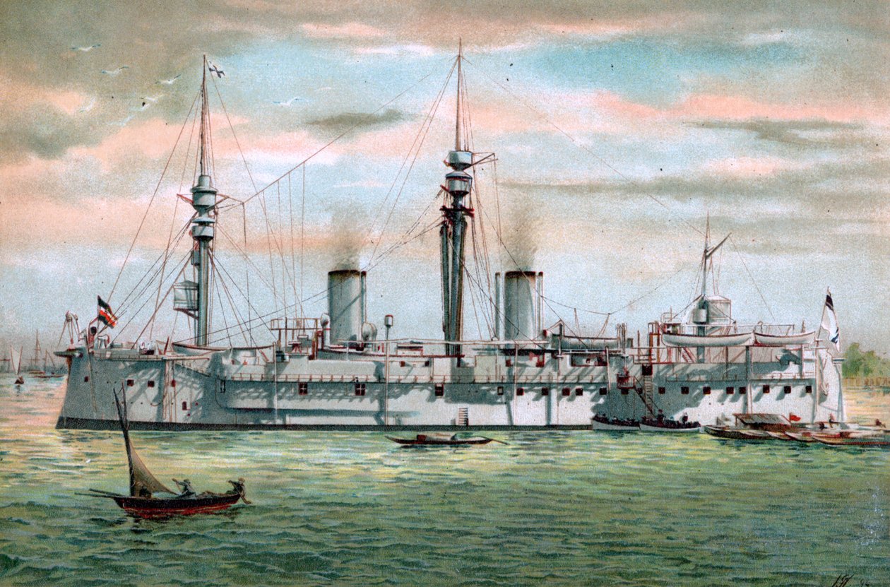 S.M. Hafenschiff Uranus door Unknown