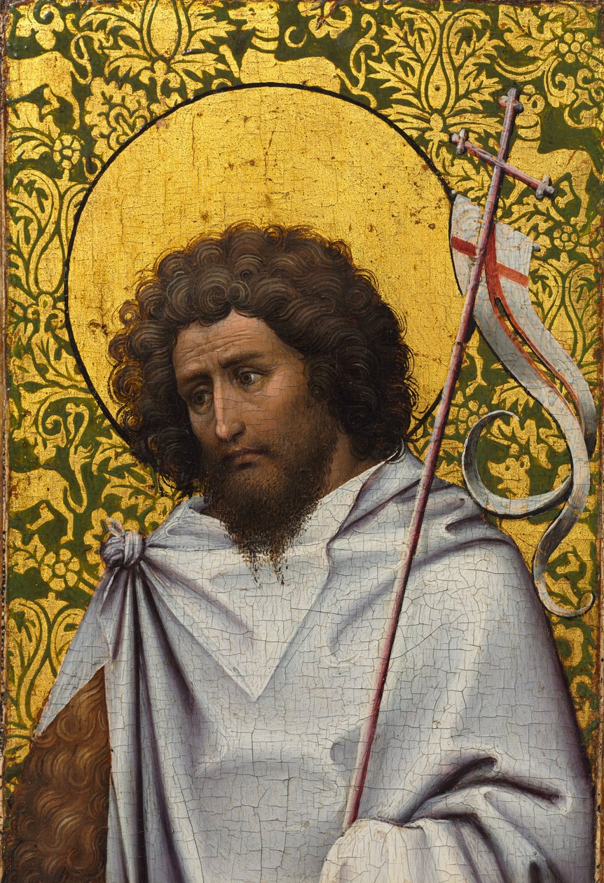 Johannes de Doper, c.1410 door (1375/8 1444) Master of Flemalle