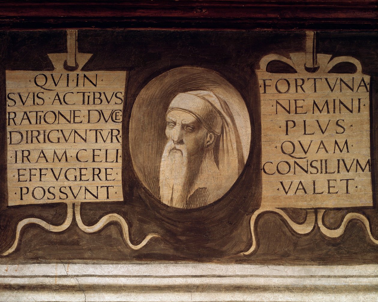 Detail van de Maximes door Giorgione