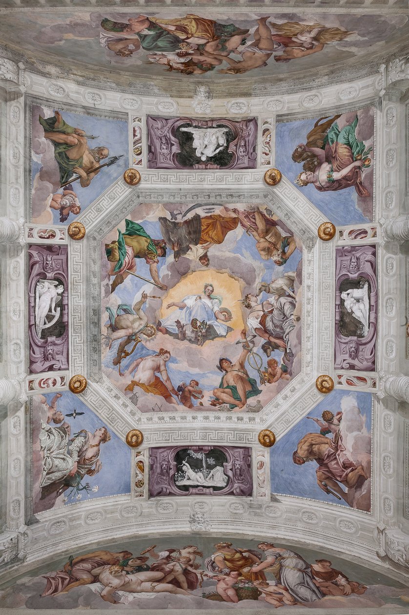 De Olympus, gewelf van de Hal van Olympus door Veronese