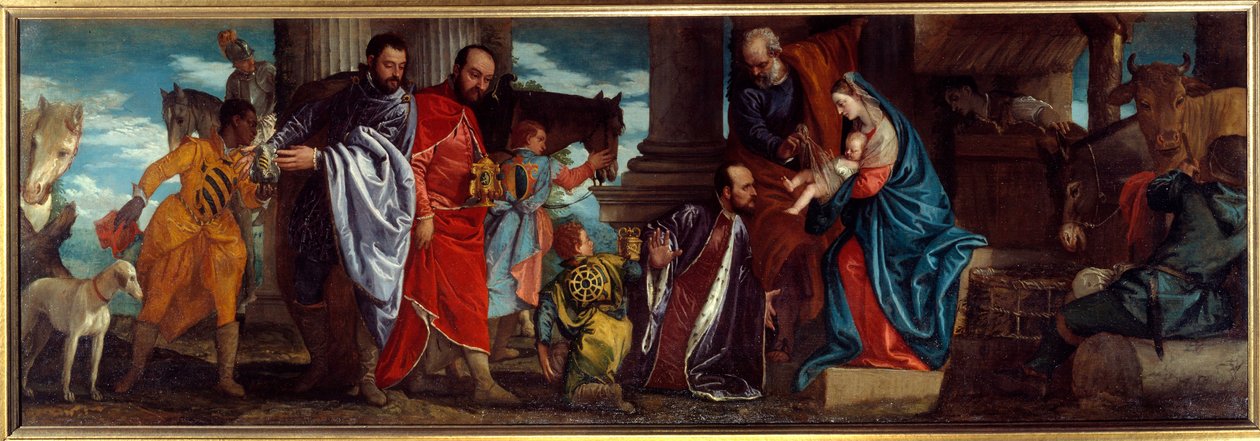 De Aanbidding der Wijzen door Veronese