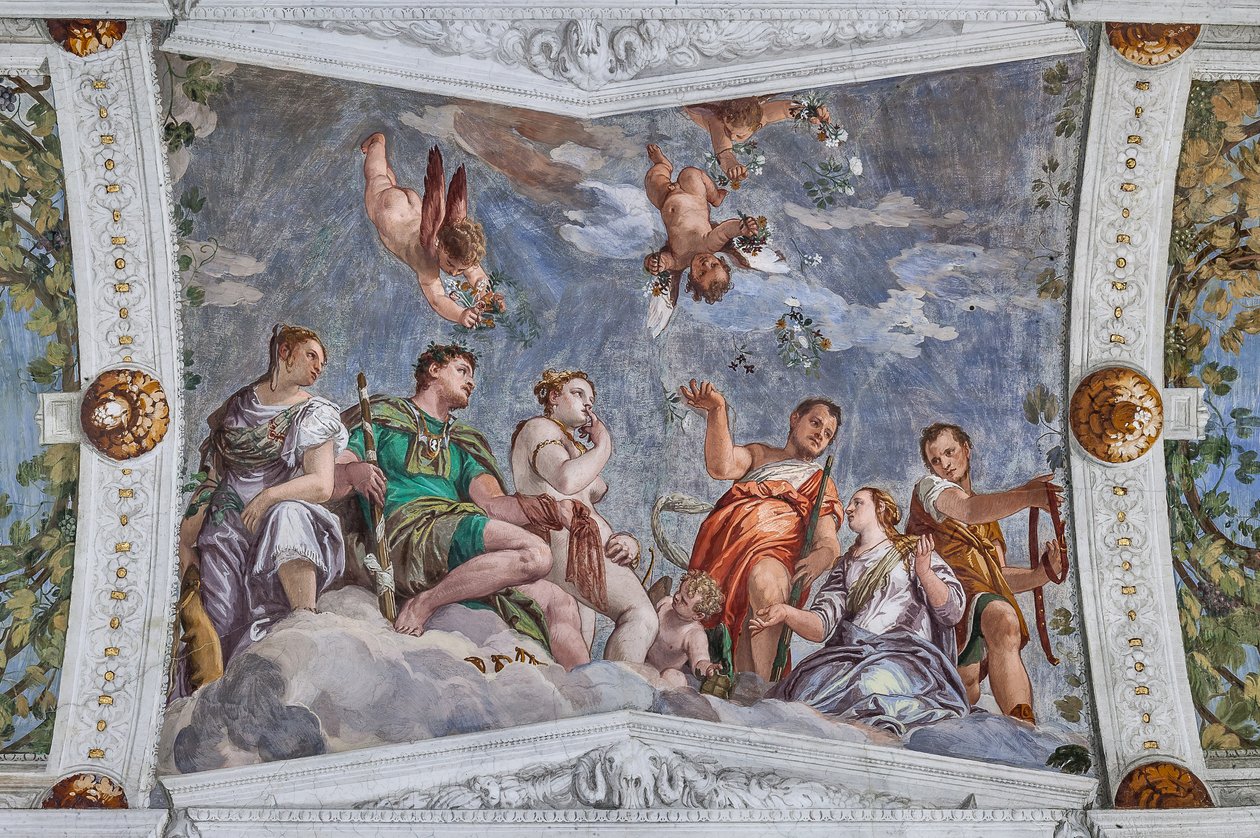 Het Hof van Liefde, Kamer van de Huwelijkse Liefde door Veronese
