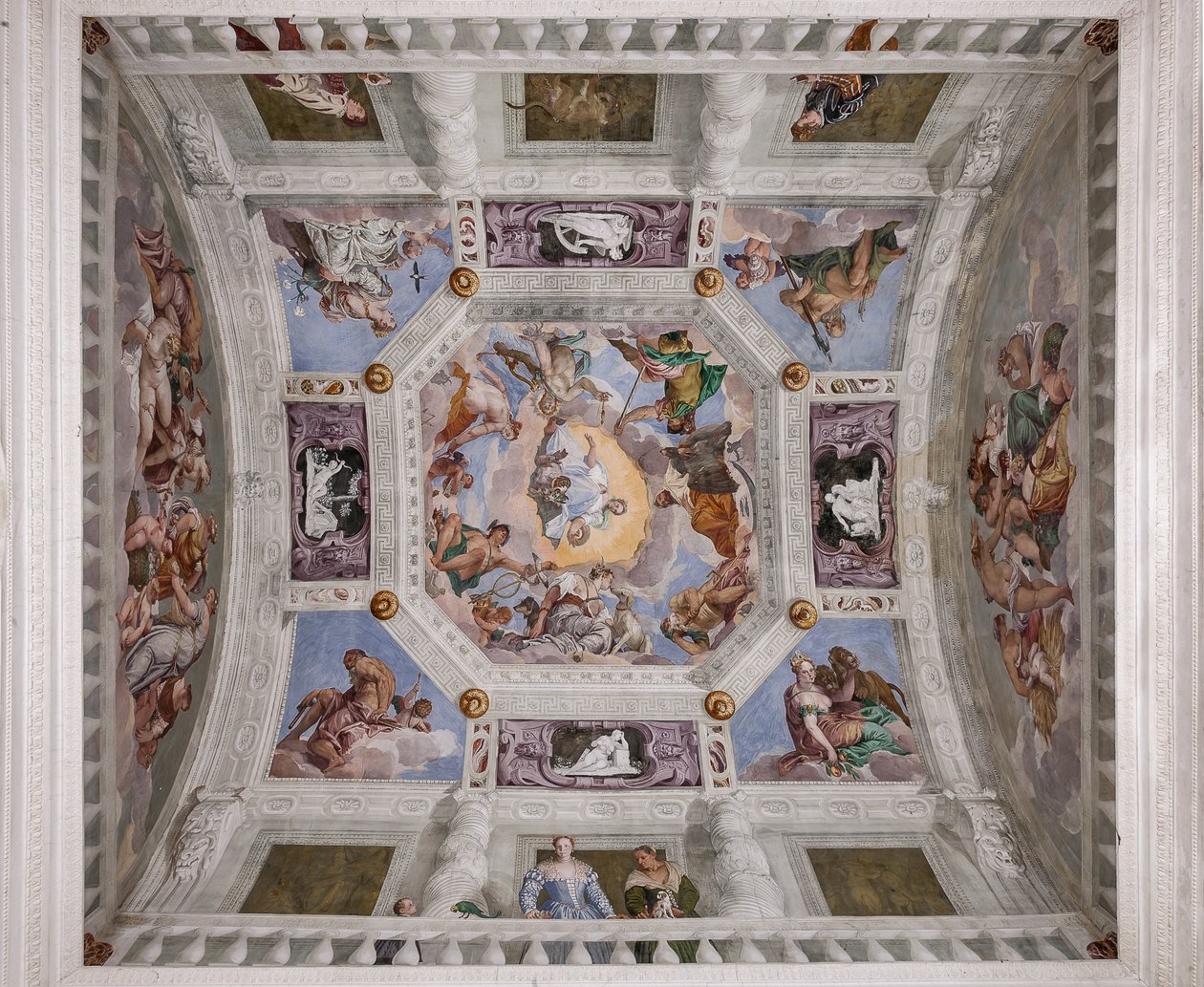 De Olympus, gewelf van de Hal van Olympus door Veronese