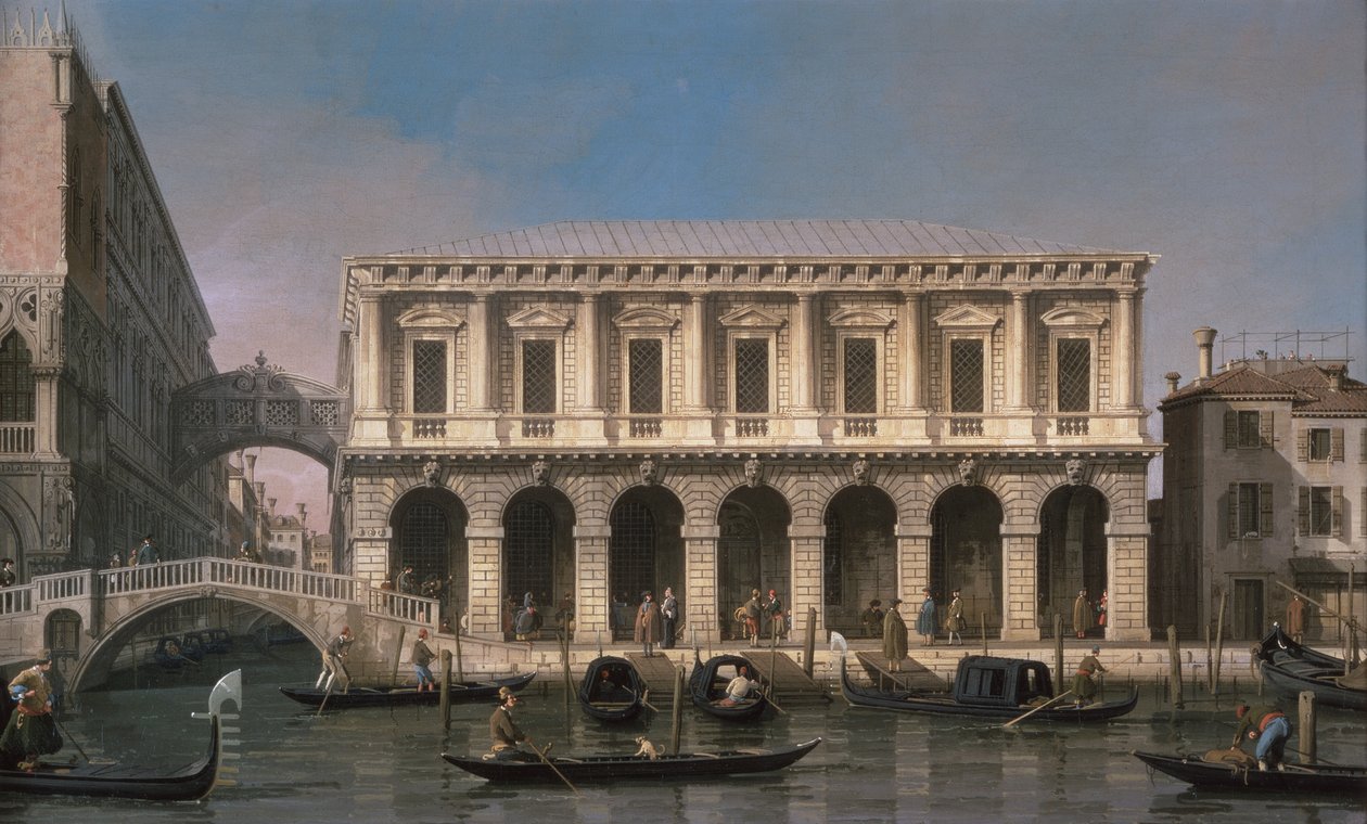 De Brug der Zuchten door Canaletto