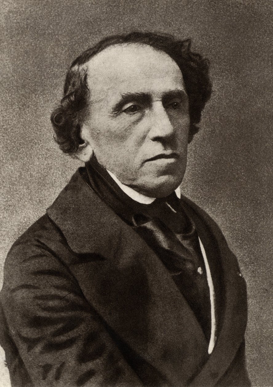 Giacomo Meyerbeer (1791-1864) (Jakob Liebmann Beer) Duitse componist die zich in Parijs vestigde en zich vestigde als een vooraanstaand componist van Franse grand opera door (1820 1910) Nadar