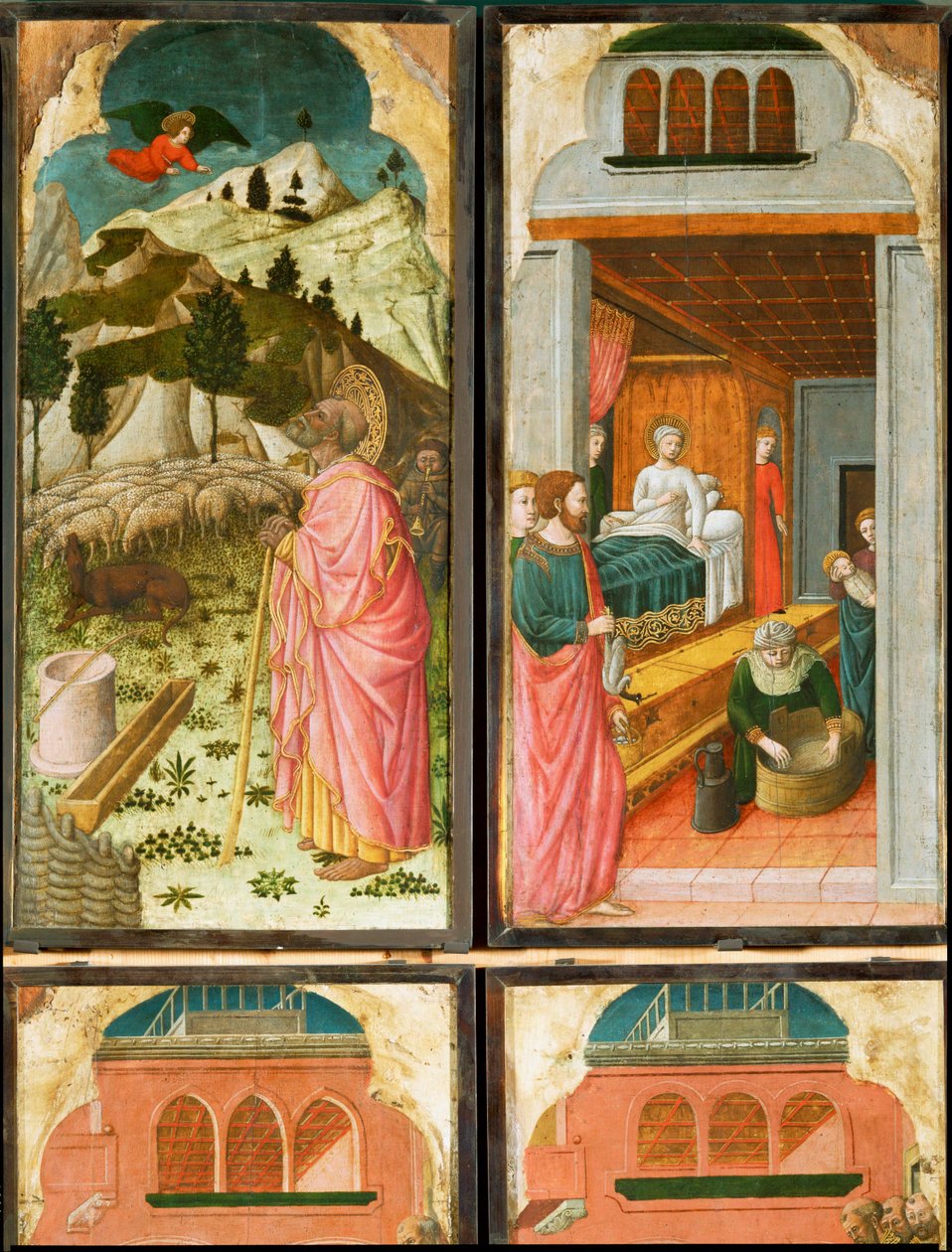 12 scènes uit het leven van de Maagd ... door (active c.1463-c.1490) Master of Wilten