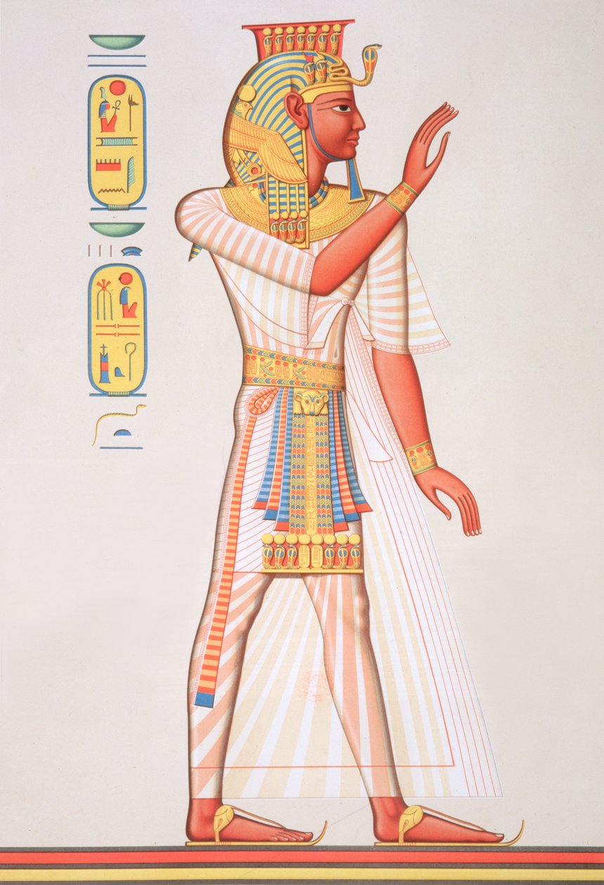 Portret van Ramses III (c.1184-1153 v.Chr.) uit 