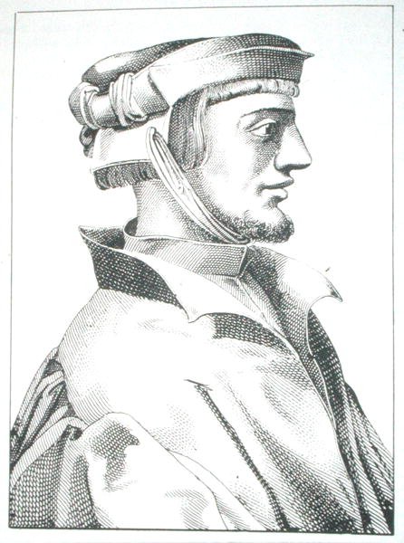 Agrippa von Nettesheim (1486-1535) kopie van een illustratie uit 