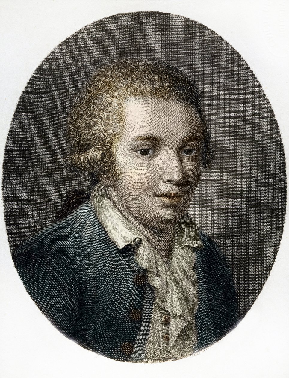 Portret van de Italiaanse componist Domenico Cimarosa door (after) Italian School