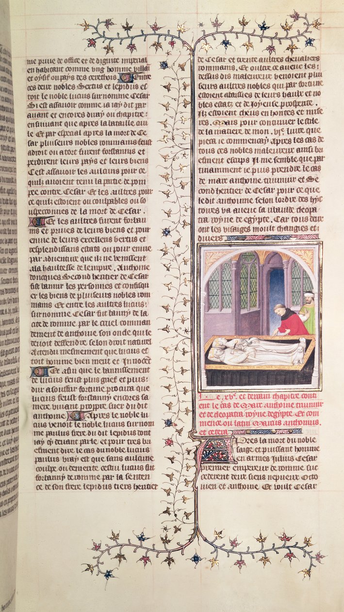 Graf van Marcus Antonius en Cleopatra, door de Boucicaut Meester en Werkplaats door (and workshop) Boucicaut Master