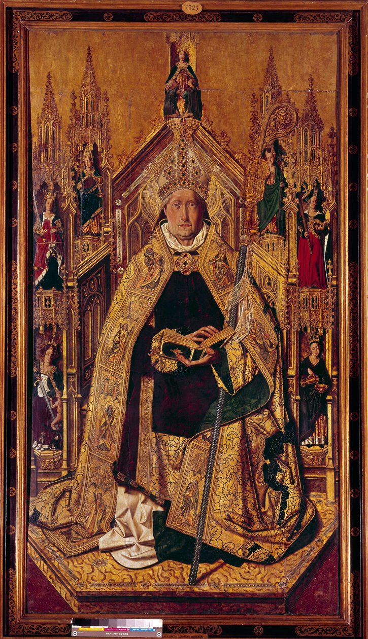 Sint Dominica de Silos op de troon door Bermejo