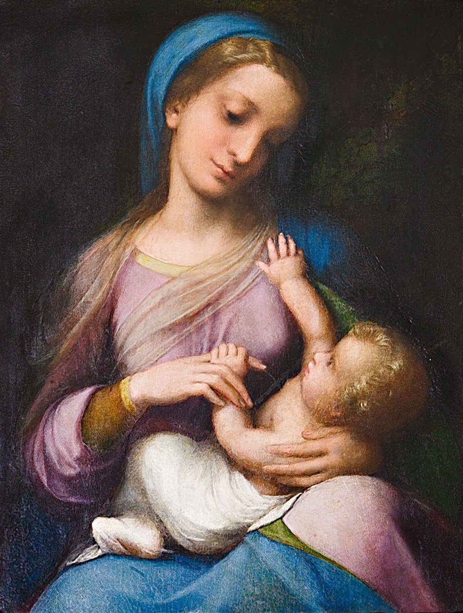 Madonna met Kind of Madonna Campori door (c.1489 1534) Correggio