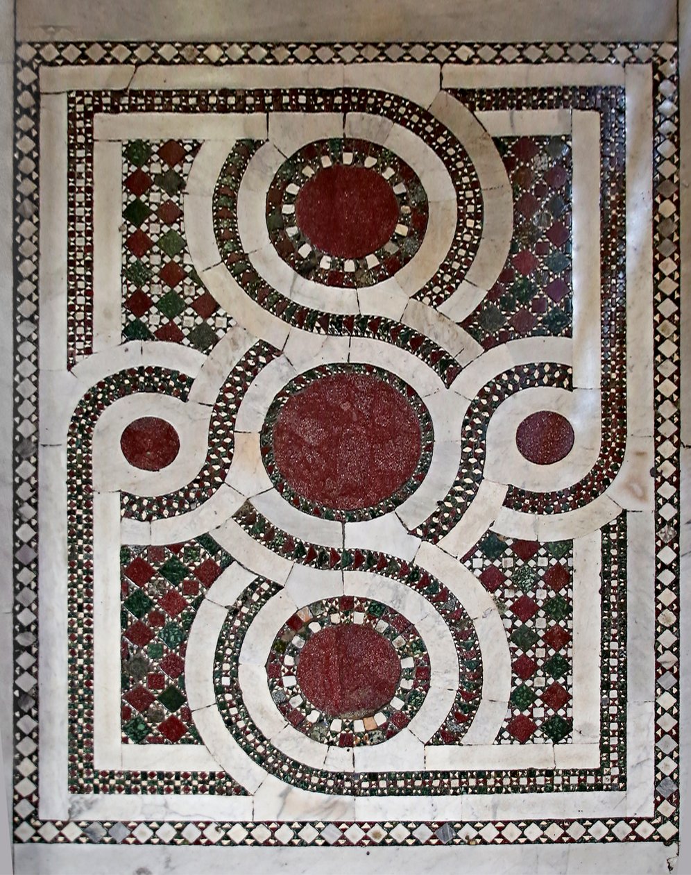 Cosmati-vloer door Unknown