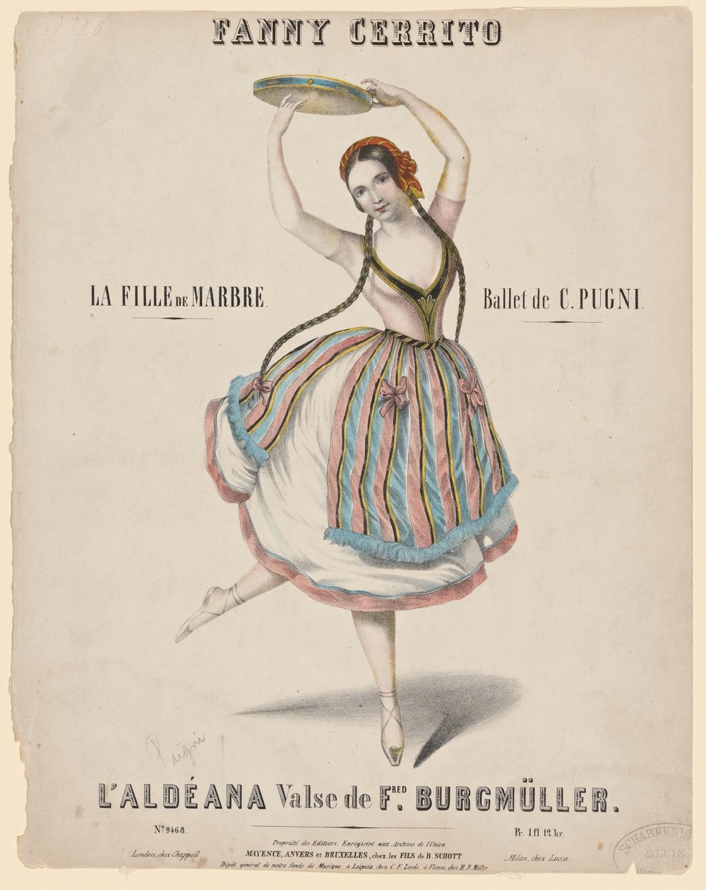 Fanny Cerrito, 1840 door Unknown