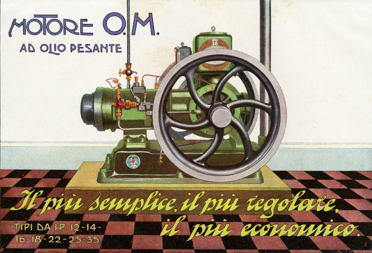 Landbouwmachines. Suzzara, 1925 door Unknown