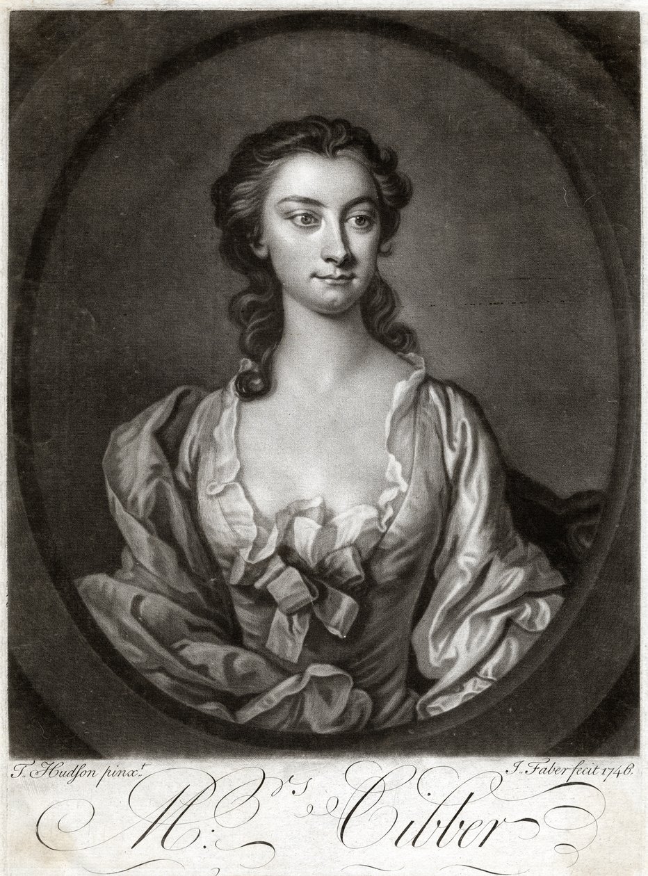 Mevrouw Cibber (Susanna Maria), 1746 door Unknown