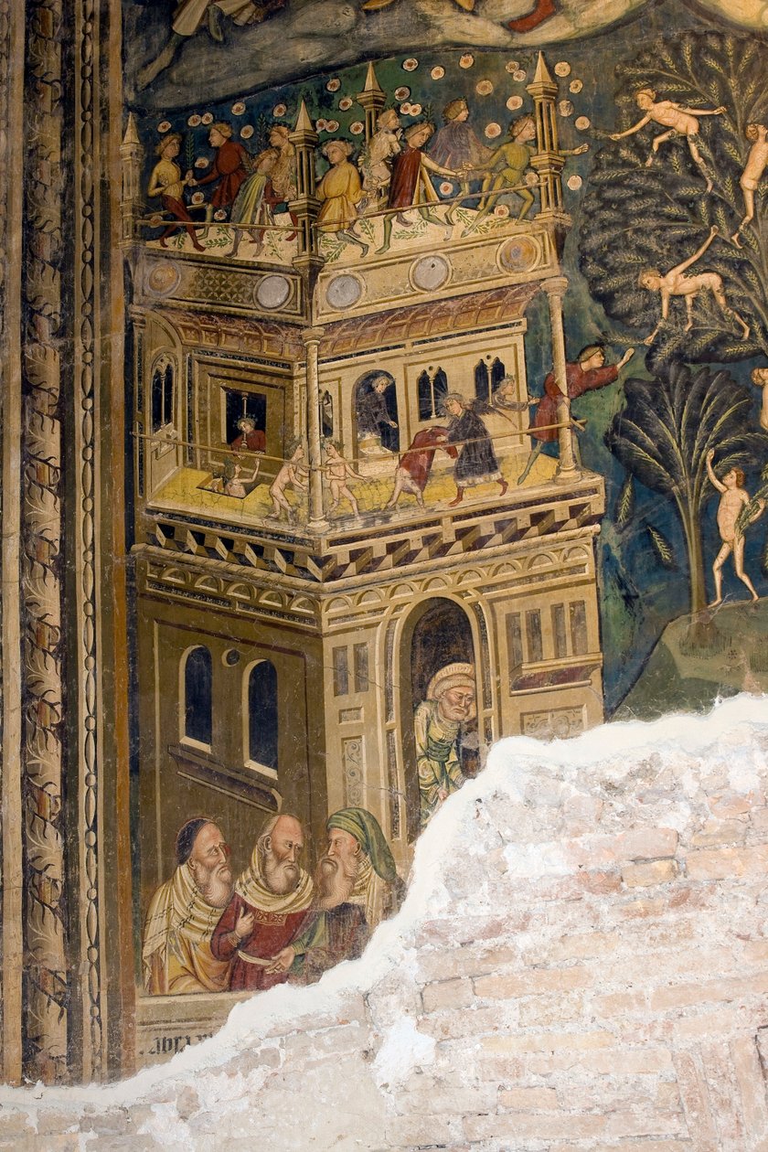 St. Maria in Piano kerk, Loreto Aprutino, Abruzzo, Italië door Unknown