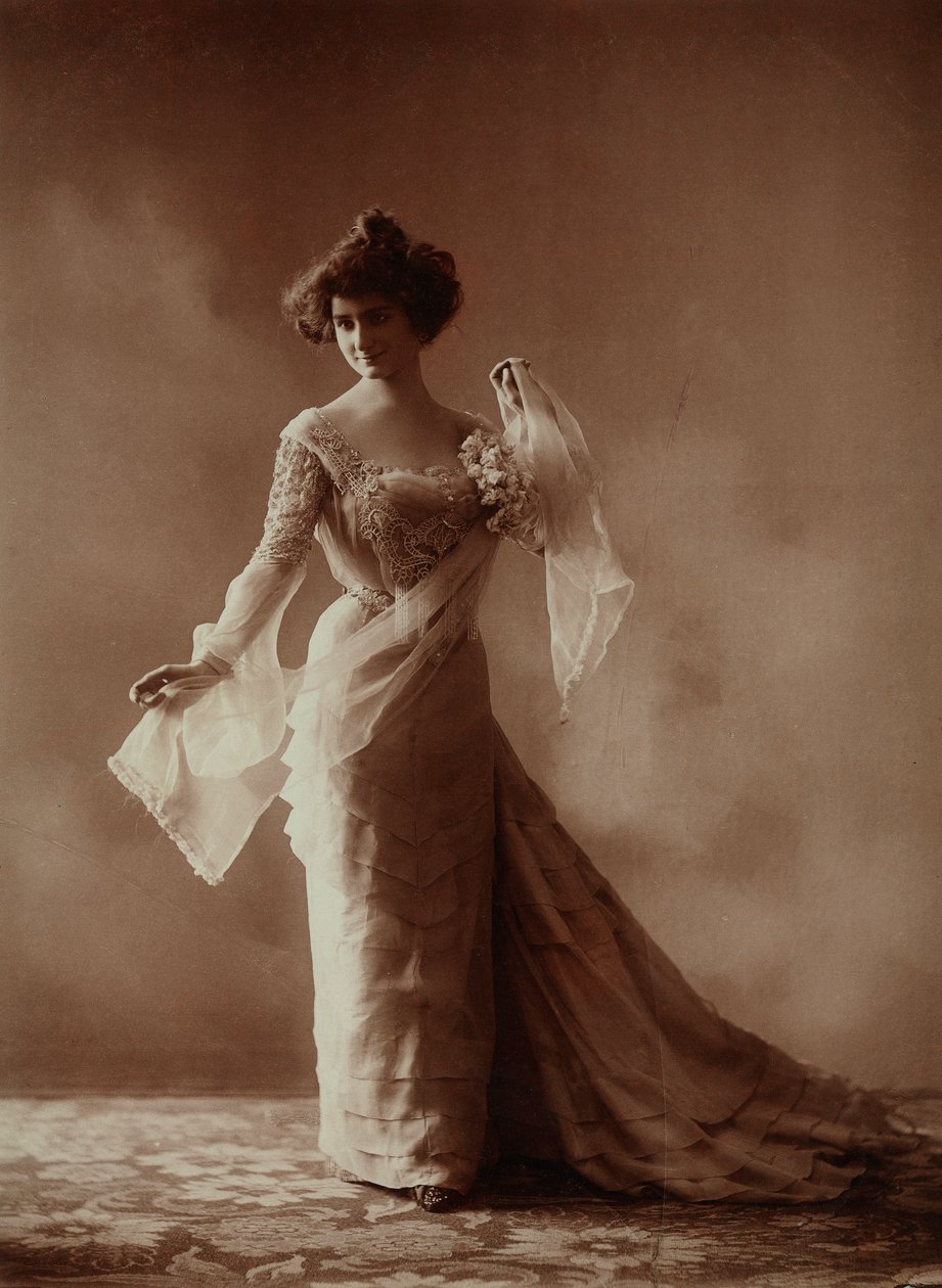Theateractrice - Dame van Via Serragli (wat een prachtig wezen!) door Unknown