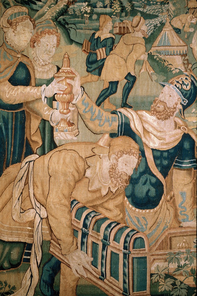 Toul (departement 54), Gemeentelijk Museum, Noordelijk wandtapijt (16e eeuw) detail door Unknown