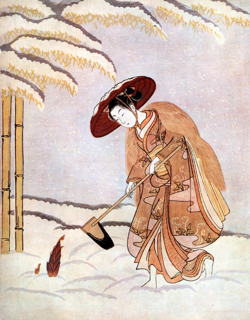 Jonge Japanse vrouw door Unknown
