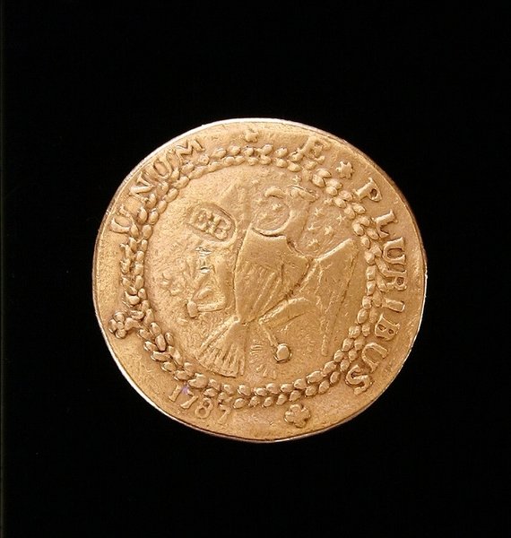 Brasher Doubloon, New York, 1787 door American School