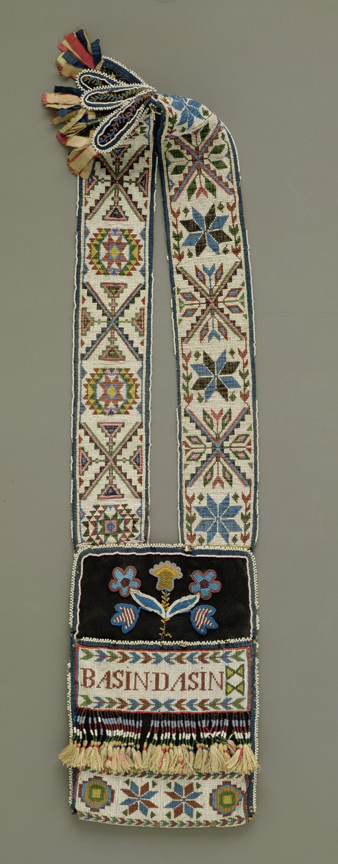 Schoudertas, Chippewa, Native American, c.1850 door American School