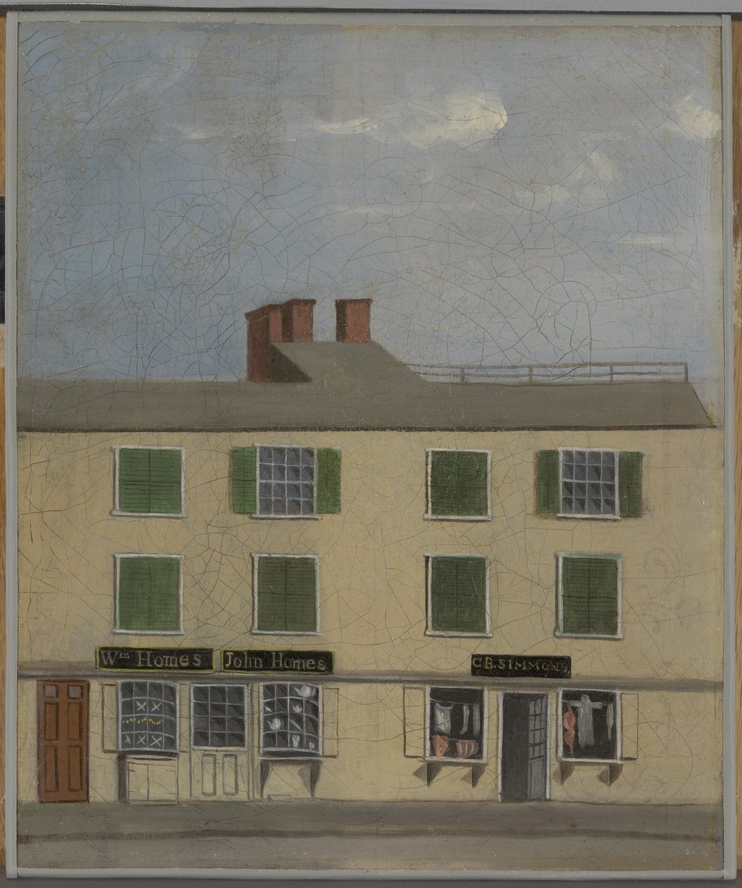De Zilversmidwinkel van William Homes, Jr., c.1816-25 door American School