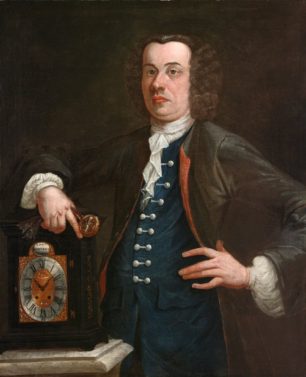 Edward Scrivener, c.1750 door English School