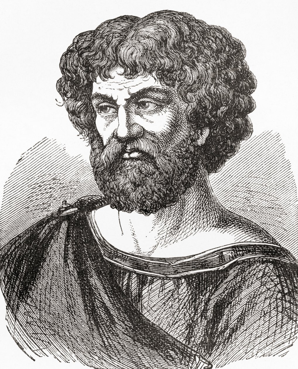 Hannibal Barca, uit Ward en Locks Geïllustreerde Geschiedenis van de Wereld, uitgegeven ca. 1882 door English School