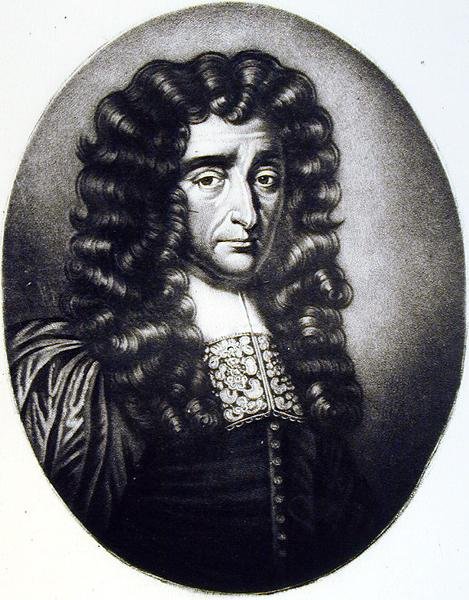 Sir Edmund Berry Godfrey (1621-78) illustratie uit Portretten van Illustere Personages in de Britse Geschiedenis, gegraveerd door Richard Earlom (1743-1822) en Charles Turner (ca. 1773-1857) door English School