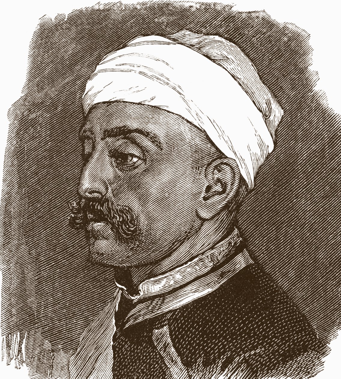 Sir Mir Turab Ali Khan, uit The Magazine of Art, gepubliceerd 1878 door English School