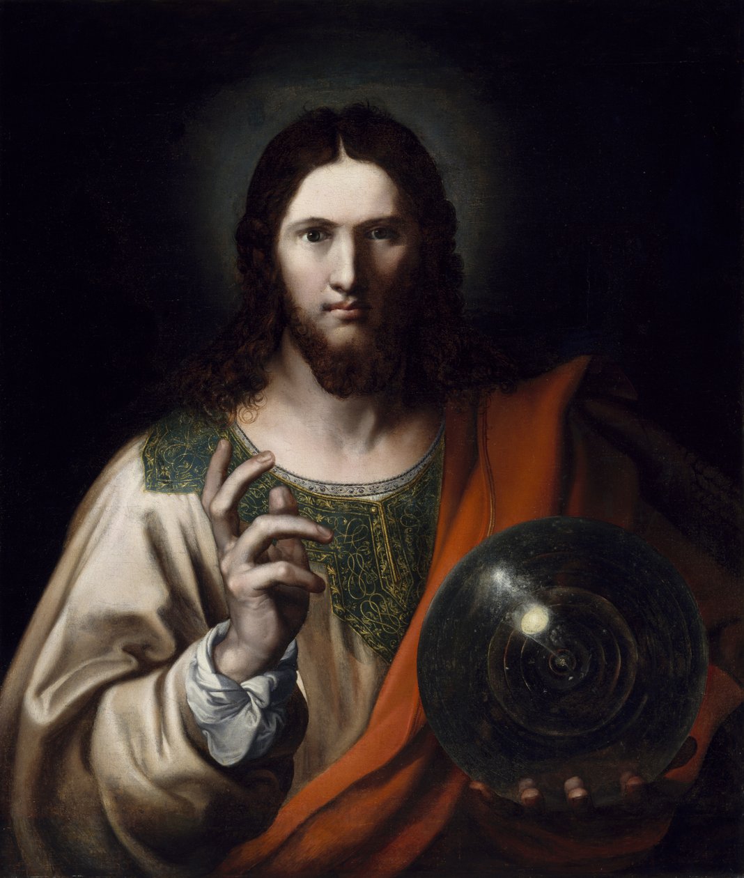 Salvator Mundi door Flemish School