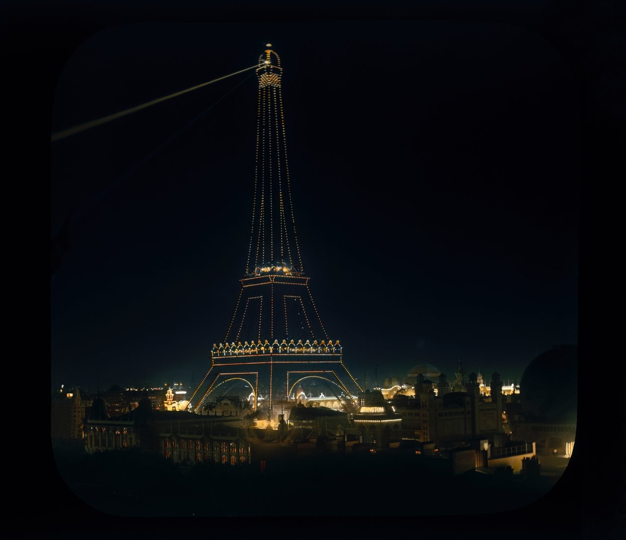 Parijs Expositie: Eiffeltoren, 1900 door French Photographer