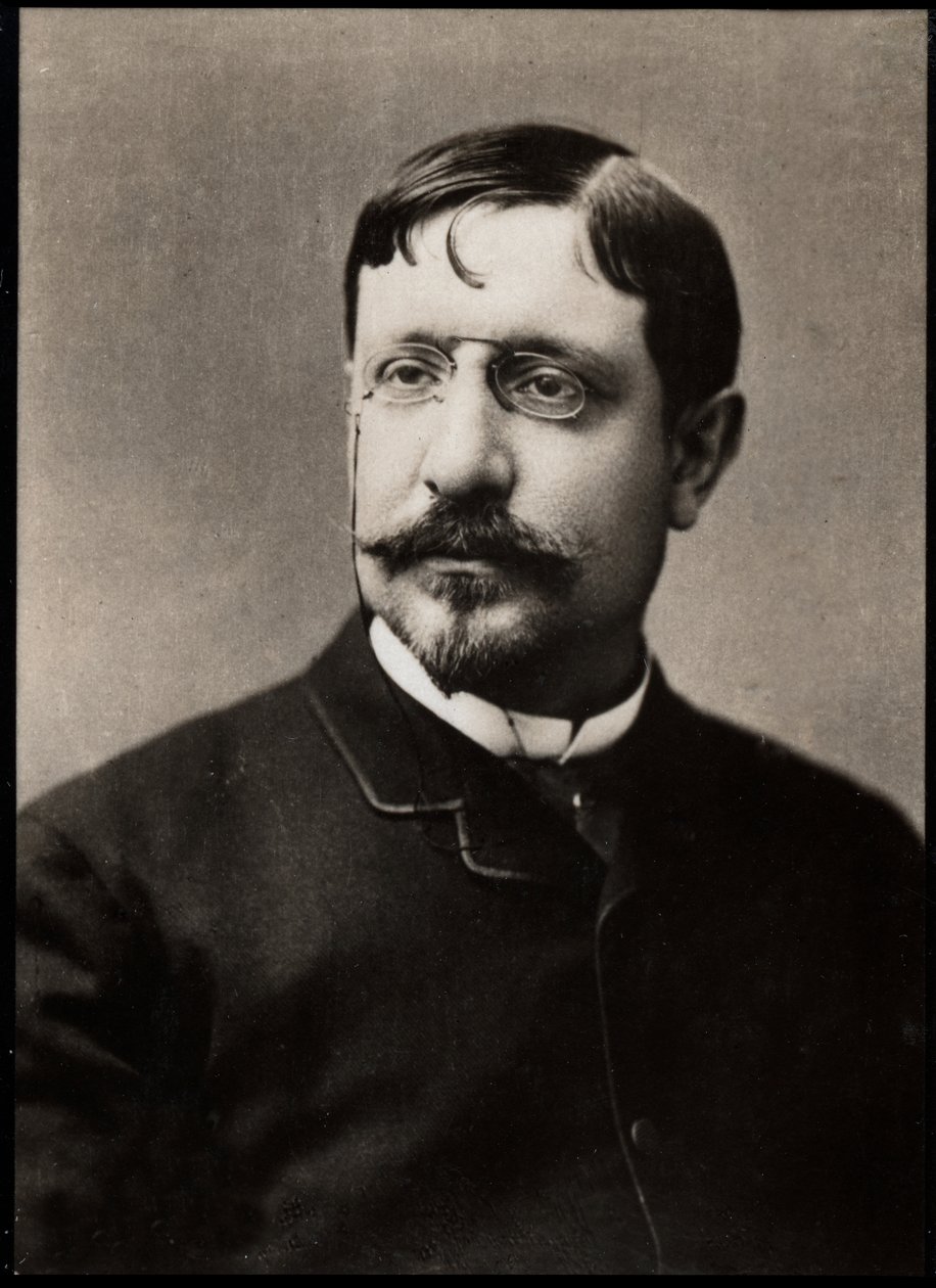 Portret van Benjamin Constant, Franse schilder en etser door French Photographer