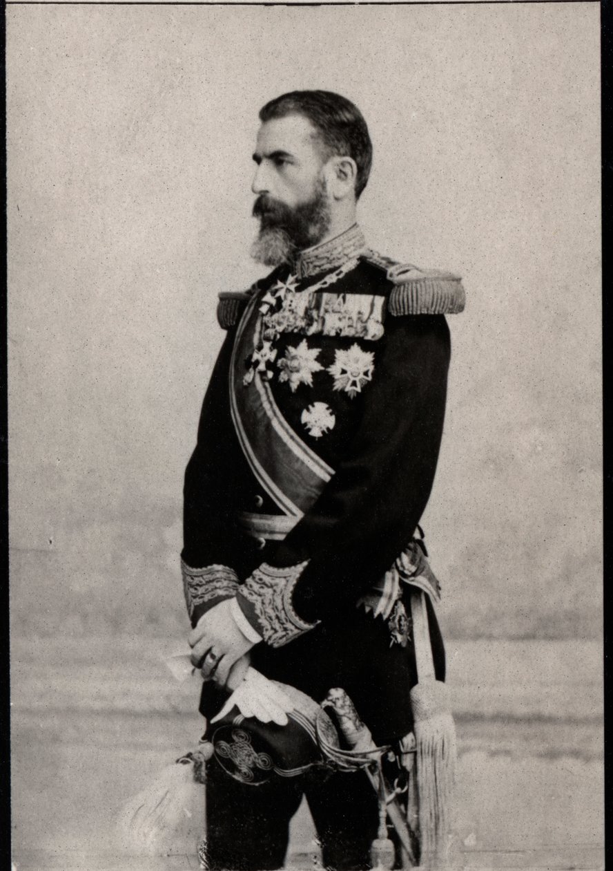 Portret van Carol I van Roemenië (1839-1914), Koning van Roemenië door French Photographer