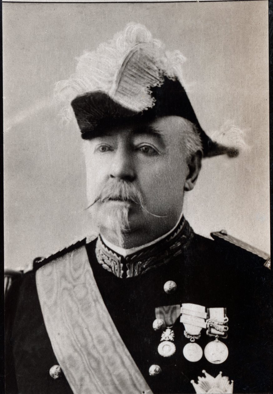 Portret van Felix Gustave Saussier (1828-1905), Franse generaal door French Photographer