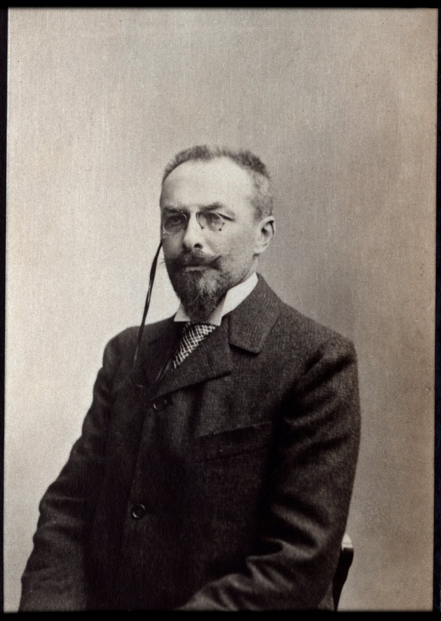 Portret van Jules Mary (1851-1922), Franse schrijver door French Photographer