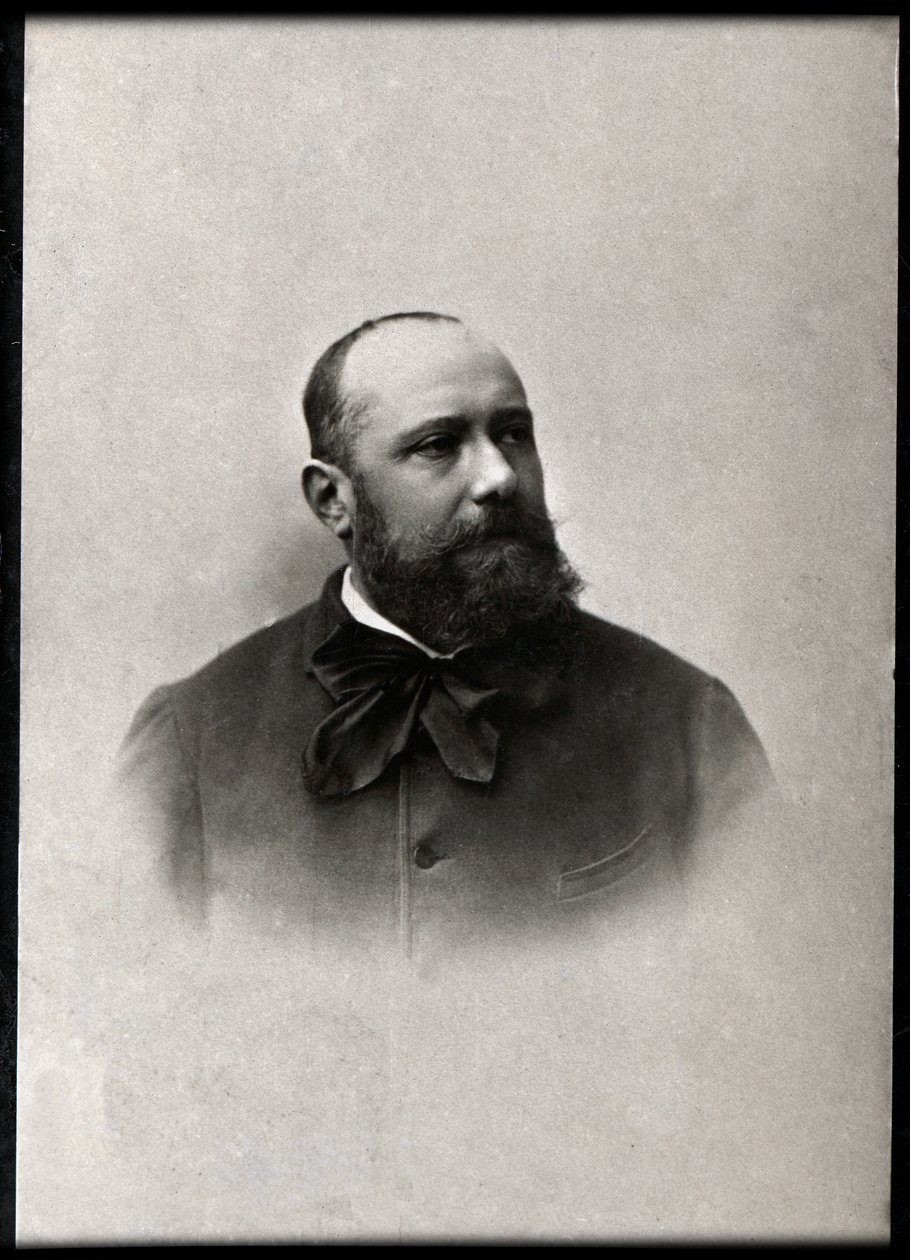 Portret van Paul Armand Silvestre (1837-1901), Franse dichter door French Photographer