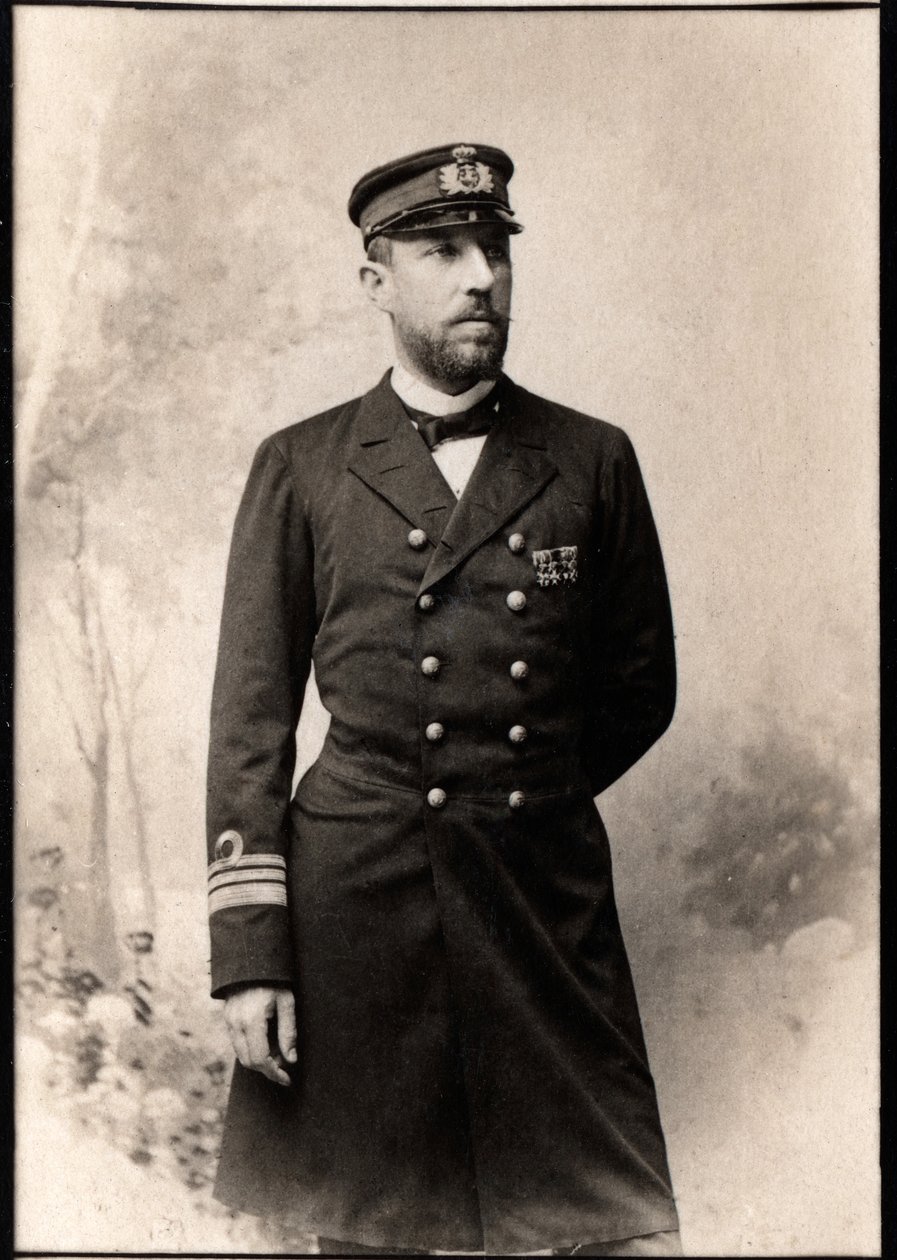 Portret van Prins Oscar Bernadotte van Zweden (1859-1953) door French Photographer