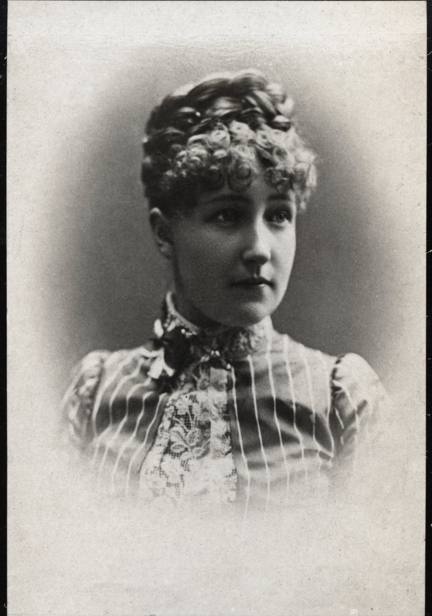 Portret van Prinses Stephanie van België (1864-1945) door French Photographer