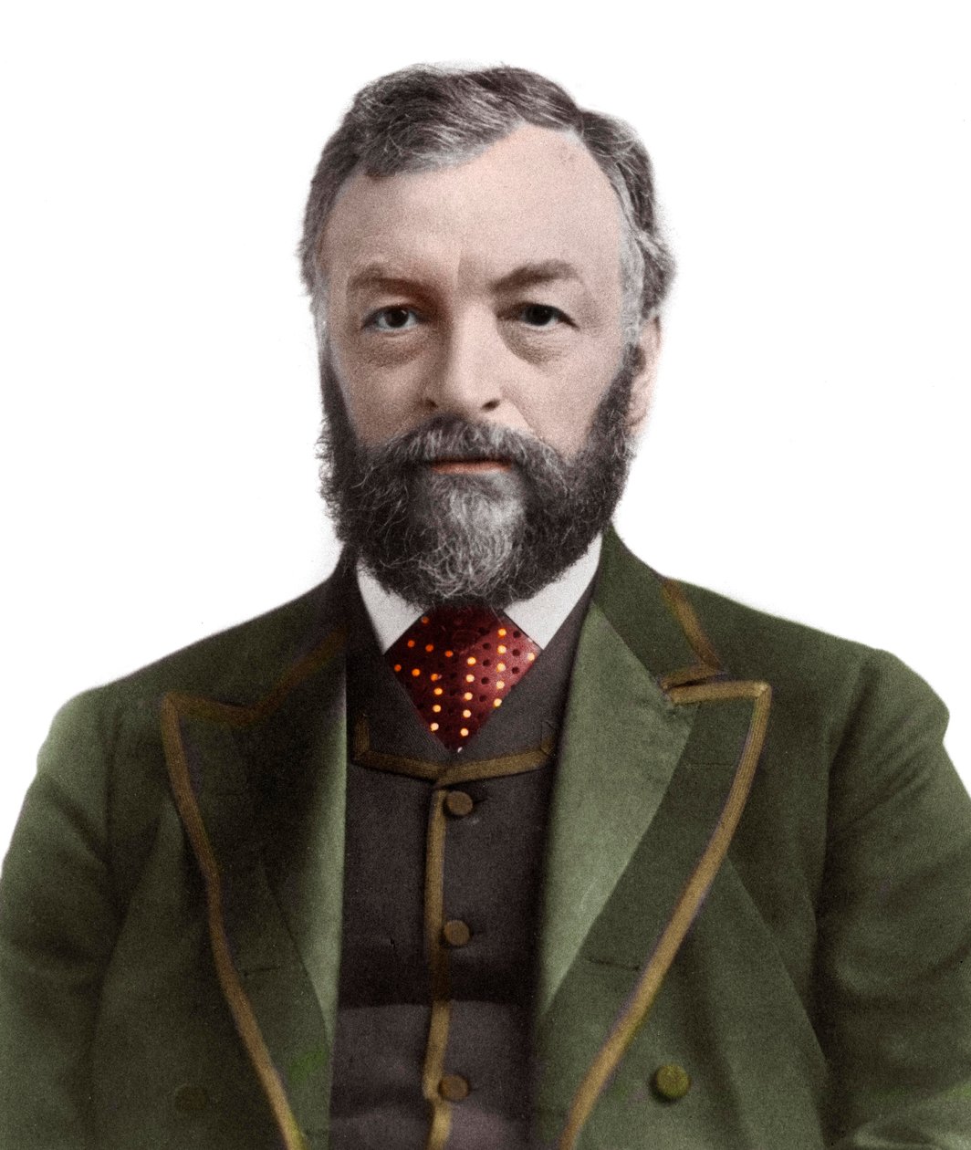 Portret van Samuel Pierpont Langley (1834-1906), Amerikaanse astronoom en vliegtuigpionier door French Photographer