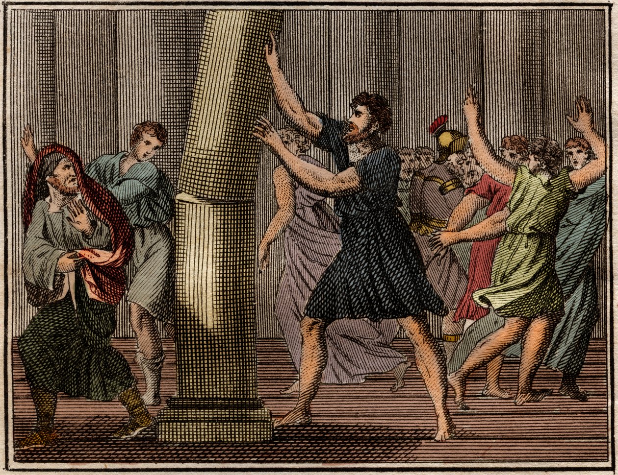 Buitengewone kracht van Milo van Croton. door French School