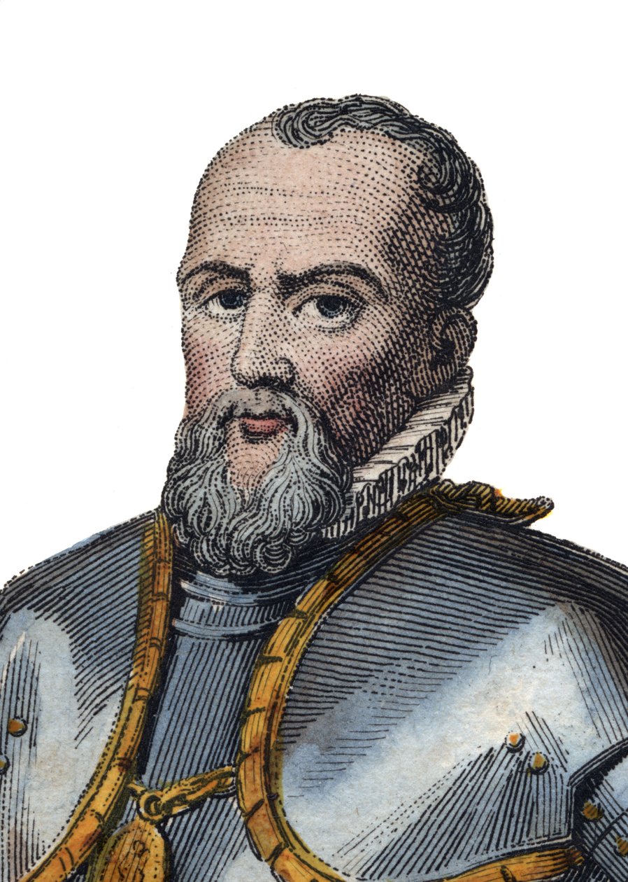 Portret van Anne de Montmorency, hertog van Montmorency (1492-1567), Franse soldaat, staatsman en diplomaat door French School