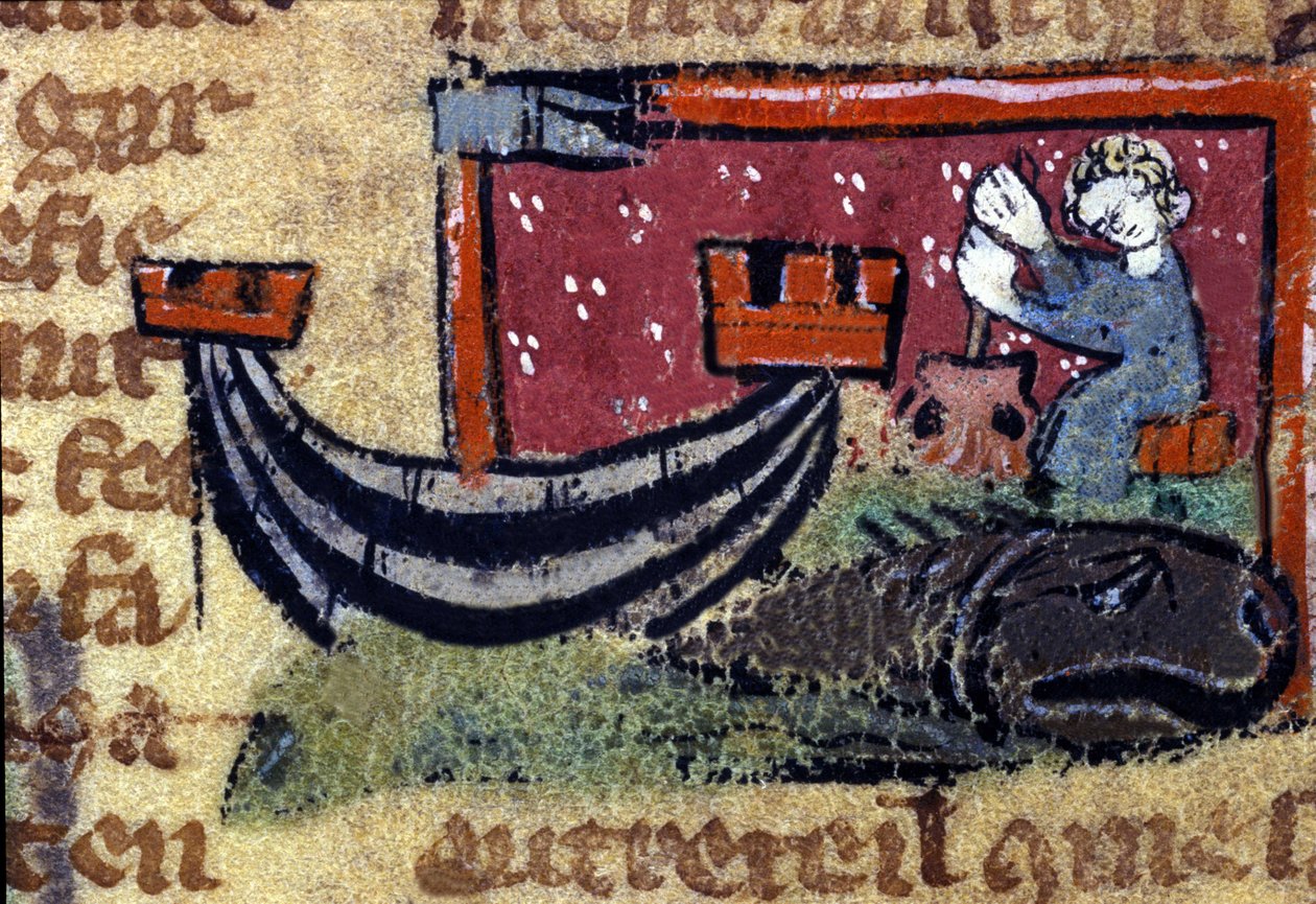 Reis van St. Brendan de Navigator door French School