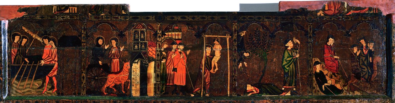 Altaartafel van Sant Jaume de Frontanya (detail) door Spanish School