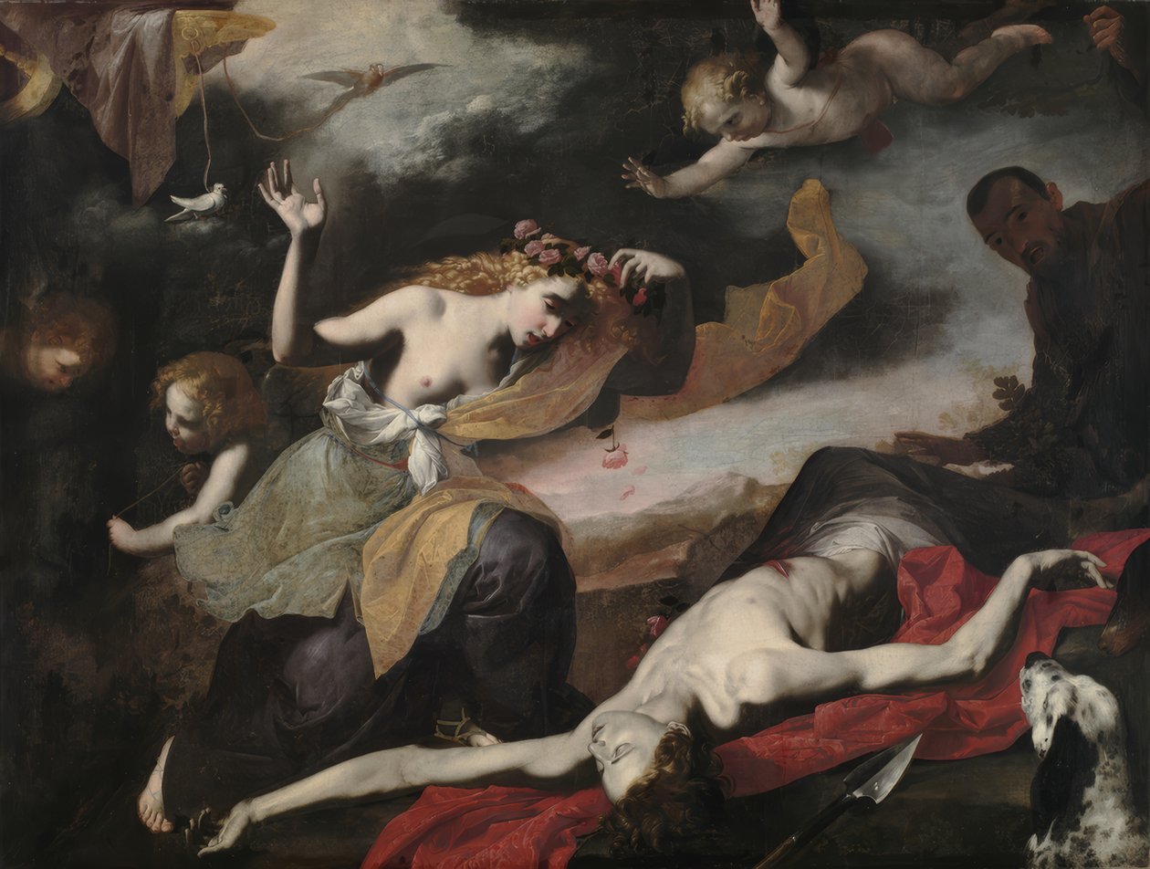 Venus ontdekt de dode Adonis (Venus vindt de dode Adonis) door Löscher and Petsch