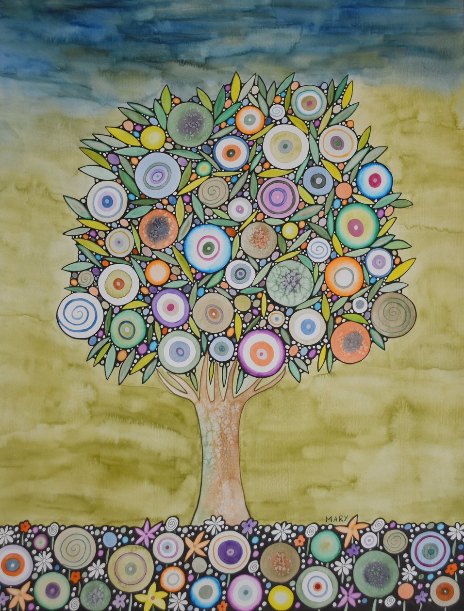 Levensboom door Marys Watercolors